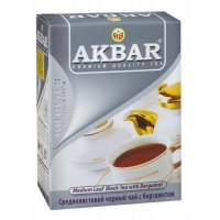 Черный чай Akbar (Акбар) Премиум Эрл Грей 100г